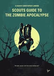 No1231 My scouts guide to the zombie apocalypse minimal movie poster  Greeting Card by Chungkong Art