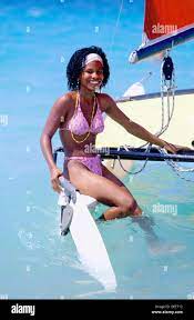 Cuba, Havana. Young mulatto woman at Playa Santa Maria, Playas del Este  Stock Photo - Alamy