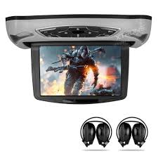 10 1 Car Roof Mounted Dvd Player Drop Down Monitor With 32 Bits Games Overhead Hd Tft Screen Hdmi Ceiling Video Usb Car Display Car Usb Car Videos Hdmi