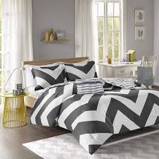 Amazon Com Mi Zone Libra Comforter Set Full Queen Bedding Sets Black Chevron 4 Piece Teen Bed Set Ultra Soft Microfiber Bed Comforter Home Kitchen Black white chevron fabric upholstery crafts are the most antediluvian traditional woven and most advanced modern use handwoven textile.