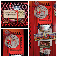 ~ locker laureate ~ the locker decorating expert!: Homecoming Locker Signs For Senior Volleyball Players With Pictures Of The Seniors During Th Volleyball Locker Decorations Locker Decorations Volleyball Locker