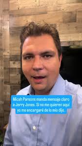 Micah Parsons y su futuro con los Vaqueros de Dallas