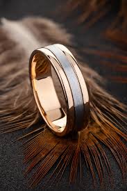 Mens Wedding Band Ring For Men Two Tone Wedding Band Etsy Rose Gold Mens Wedding Band Mens Wedding Bands Unusual Wedding Rings