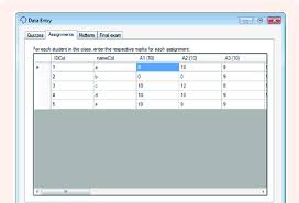 The Data Entry Window In The Radar Chart Creator Tool