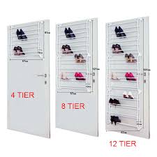 Over the door organizer hanging storage , 5 large clear windows pocket organizers , behind the door / wall / nursery closet door organizer for bedroom bathroom with 2 mental hooks (light gray) 4.7 out of 5 stars 220. Behind Door Multi Layer Shoe Organizer Rack Adjustable 4 Layers Saving Room Hanging Door Buy Shoe Rack Hanging Door Shoe Organizer Rack Shoe Rack Organizer Adjustable Product On Alibaba Com