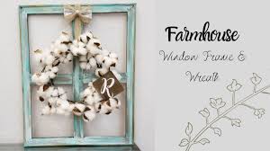 See more ideas about window crafts, window projects, old window projects. Farmhouse Window Decor Cotton Or Christmas Wreath