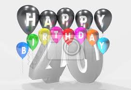 Geburtstag findet man hier vollkommen kostenlos. Happpy Geburtstag 40 Jahre Leinwandbilder Bilder Geburtstagskarte 40 Lot Myloview De