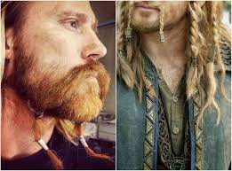 Wikinger Frisuren Manner Herren Bart Flechten Frisuren Hairstyle Hair Wikinger Frisuren Viking Frisur Wikinger Bart