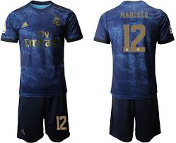 Real madrid home jerseys 2019 20 football shirts soccer wizdom. 2019 20 Real Madrid 12 Marcelo Third Away Soccer Jersey
