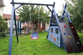 Schaukel Kletter Rutsche Spielhaus Kinderspielplatz Garten Spielhaus Garten Spielgerust Garten
