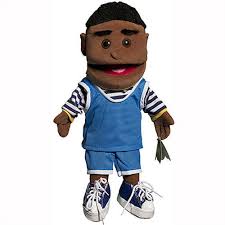 sunny toys gl2101b 14 in. ethnic boy in red top, glove puppet