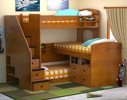 Advantages Of Having Bunk Beds With Three Beds In Kids Bed Room Kids Bunk Beds Kid Beds Bunk Beds