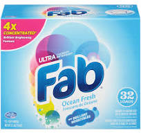Ultra Fab® Ocean Fresh Laundry Detergent Powder 2.1 lb. Box