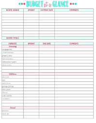 I'd love to hear how you work your monthly household budget. 14 Free Printable Budget Templates That Will Save Your Finances Life And A Budget