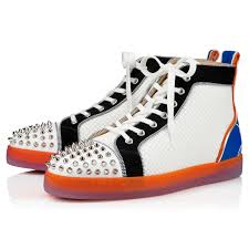 Fun Lou Spikes Version Multi Mesh Men Shoes Christian Louboutin