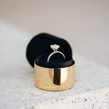 The Aeron Cute Promise Rings Black Ring Box Engagement Ring Box