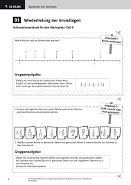 Sekundarstufe Unterrichtsmaterial Mathematik Bruchrechnen