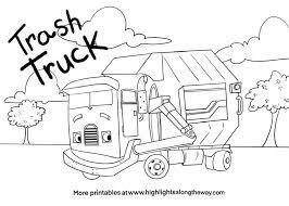 Many models of garbage trucks are equipped with large strong forceps, which, under human control, pick up the garbage can, lift it over the body and dump the contents into the container of the garbage truck. Trash Truck Coloring Sheets Featuring Hank And Grandpa