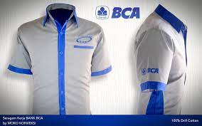 Beli baju cleaning service model & desain terbaru dengan harga murah 2021 di tokopedia! Desain Seragam Kerja Bank Bca Moko Konveksi Model Pakaian Desain Pakaian Biru Dongker