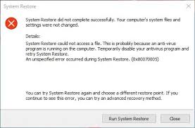 System Restore Did Not Complete Successfully Solved Windows 10 Forums