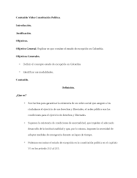 Una defensa prudente del control judicial de los estados de excepción. El Estado De Excepcion En Colombia Docsity