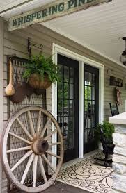 47 Rustic Farmhouse Porch Decor Ideas To Show Off This Season Front Porch Decorating Rustic Porch Rustic Front Porch