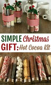 Simple Christmas Gift Hot Cocoa Kit A Little Craft In Your Day Easy Diy Christmas Gifts Homemade Christmas Gifts Homemade Holiday