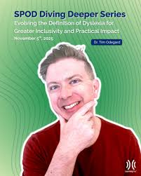 🗓️ November 5th: Get ahead of the curve! We're diving into the new  dyslexia definition with Dr. Tim Odegard. This is your chance to understand  the expanded role of language and the