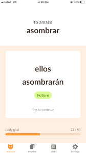 This means that you can post helpful content for other language learners to see, write comments, and ask. Conjugato Conjugation App Spanish