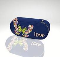Estojo Retangular Love Borboletas - Molin