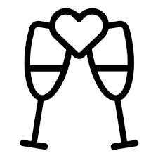 Champagne Free Icon Toast Alcohol Glasses Alcoholic Drinks Food Celebration Champagn Easy Drawings Art Drawings Sketches Simple Diy Canvas Art Painting