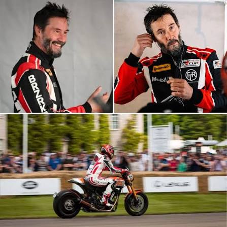 Don't make Keanu Reeves choose bewteen his love of acting and his passion for motorcycle racing! 🎬🏍️