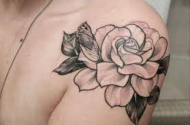 Gardenia And Cicada Shoulder Piece By Blayne Bius At Live Free Tattoo Atlanta Ga Japanese Tattoo Sleeve Btctrader1 Weeb Tattoos Live Free Tattoo Tattoo Styles