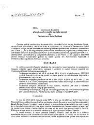 Comisia de disciplină competentă să desfaşoare procedura disciplinară este cea constituită în cadrul primăriei lupșanu și are conferite drepturile legale de a analiza cazurile de disciplină ale funcționarilor publici și ale personalului contractual. Documente Comisia De Disciplina Penitenciar Spital Colibasi