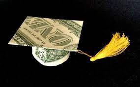 Graduation Cap Gift Money Origami Made Out Of Real One Dollar Bill Money Origami Money Gift Graduation Cap