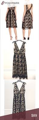 Nwt Aqua Black Lace Dress Sz M Black Lace Dress Dresses Lace Dress