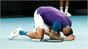 Nick kyrgios beats ryan harrison to win brisbane international, his first atp title in kyrgios crew. Australian Open Passive Djokovic Passes Tiafoe Test As Kyrgios Thrills The Crowd
