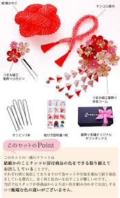 ボード つまみ細工 七五三 のピン