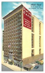 The cecil hotel's dark past earned it a spot on los angeles tours long before a woman's body was found inside its rooftop water tank. Hotel Cecil Los Angeles Los Angeles Hotels Haunted Places Hotel
