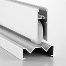 The last step is to tighten the two screws on the top of the door that were loosened in step 1. Slimline Triple Track Britone
