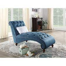 Shop wayfair for all the best velvet chaise lounge chairs. Tufted Blue Velvet Chaise Lounge Kirklands