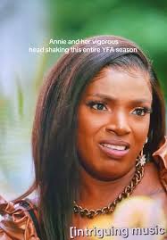 Annie Shaking Her Head