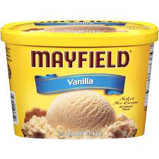 Mayfield Vanilla Icecream Yummy Best Ice Cream Brand Ice Cream Brands Premium Ice Cream