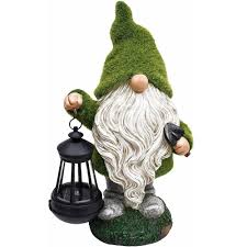 Brighten Up Your Garden Day Or Night With This Solar Statue That Look Good During The Day And Light Up At N In 2020 Gnome Statues Garden Figurines Garden Gnomes Statue