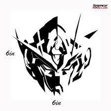 Cool stylish motorcycle sticker reflective motorbike fender decals dec. Gundam Design Car Motorcycle Sticker Shopee Philippines