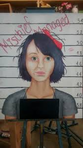 Self Portrait Painting My Professor Said No Mugshots Meaning No Straight On Light Right In Face Viewpoint So I Did A Mu Portrait Painting Mug Shots Portrait