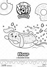 Welcome to our popular coloring pages site. Moose Toys Pikmi Pops Flour The Bunny Coloring Pages Printable