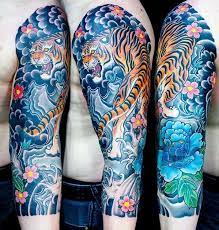60 Japanese Half Sleeve Tattoos For Men Manly Design Ideas Tiger Tattoo Sleeve Half Sleeve Tattoo Half Sleeve Tattoos For Guys