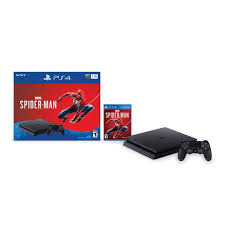 Konsolen, controller, spiele, virtual reality, headsets Sony Playstation 4 Slim 1tb Spiderman Bundle Black Cuh 2215b Walmart Com Walmart Com