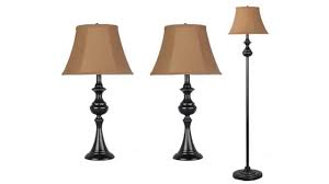 Park Madison Lighting Pmt 1805 20 Antique Bronze Table Lamp Set With Handed Crafted Shades 3 Piece Youtube